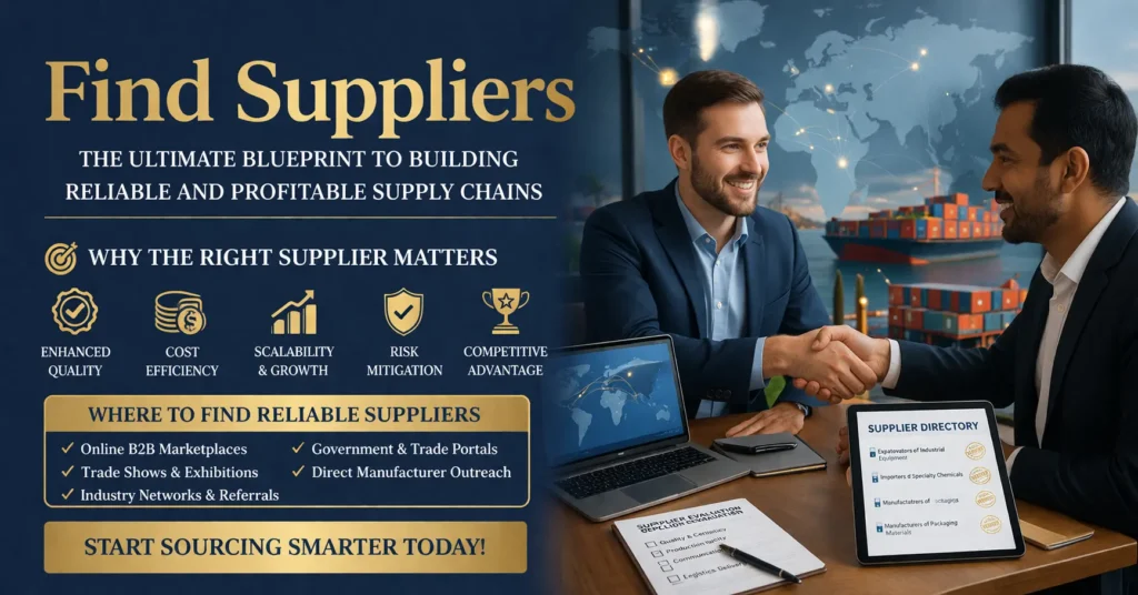Find suppliers