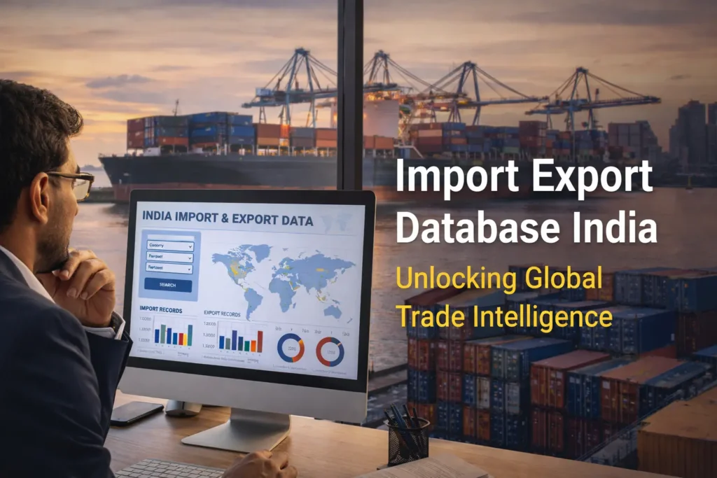 Import export database india